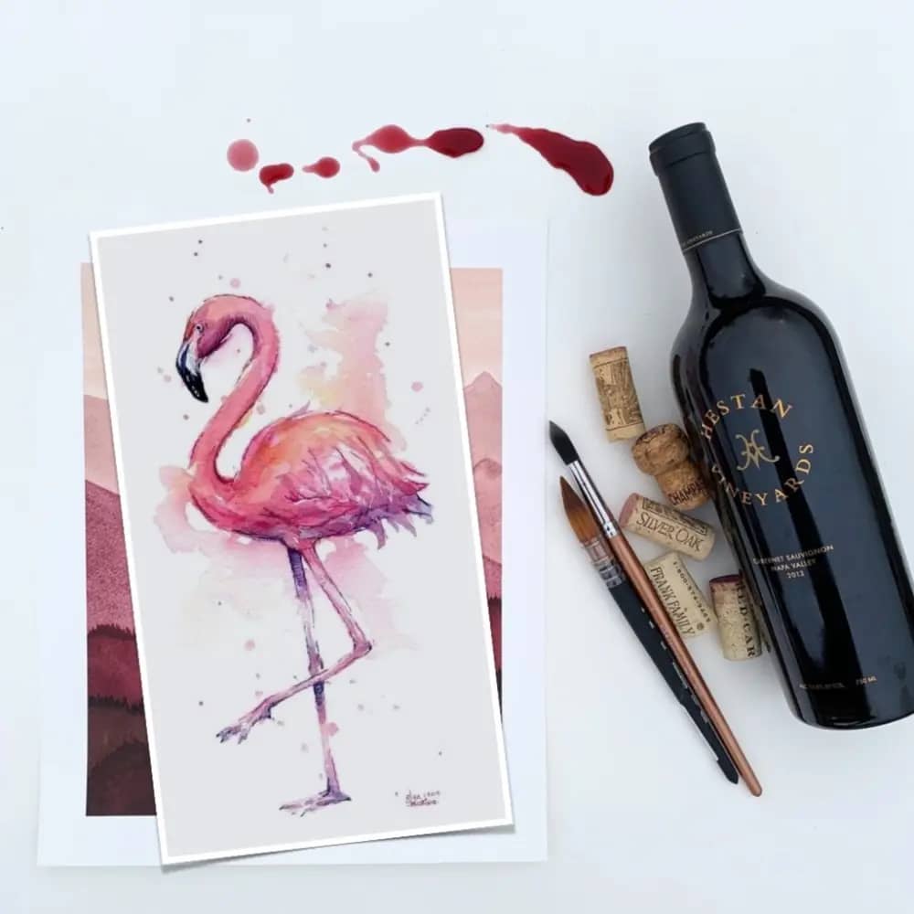 Фотография экскурсии Арт-вечер: Рисование вином в топ ресторане с панорамным видом 1